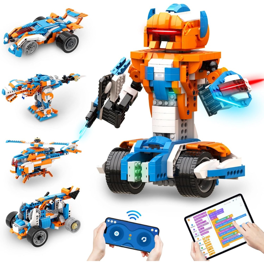 Stem Robot Building Kit Coding - Apitor Robot X Building Kit 12-in-1