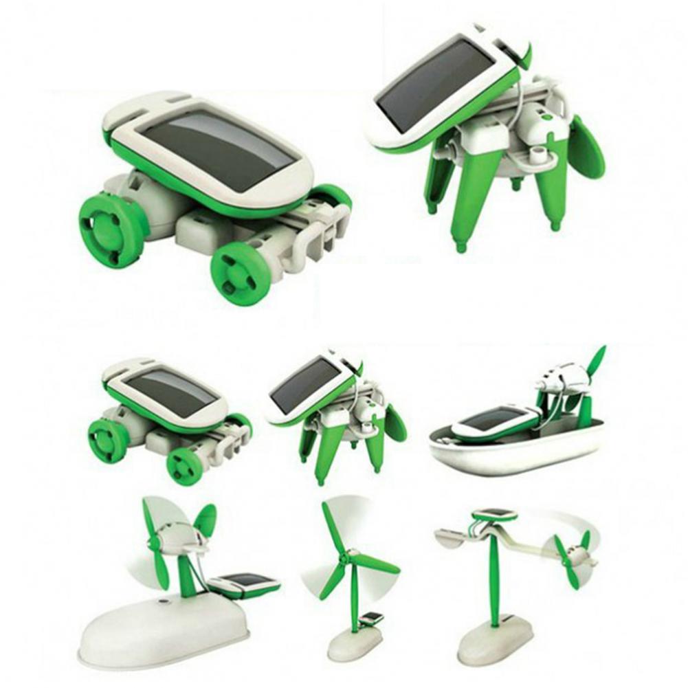 Solar Powered Robot Kit 14 In 1 - Kids Solar Robot Kit 6-in-1 Solar