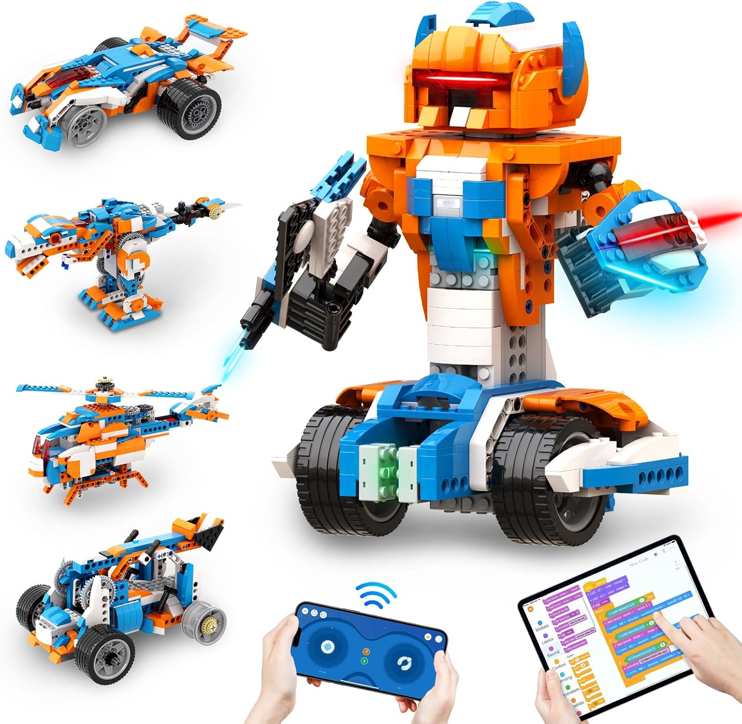 Stem Robot Building Kit Coding - Apitor 12-in-1 STEM Robot Building Kit