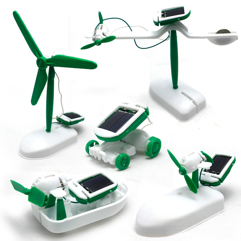 6-In-1 Solar-Power Robot Kit A - огляд і ціна Solar Powered Robot Kit 14 In 1