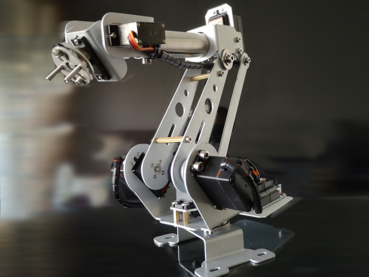 6 Dof Robotic Arm Stainless St - огляд і ціна Programmable Robotic Arm Kit Arduino