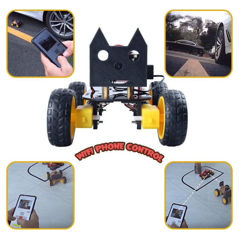 ESP32 AI Robot Smart Coding Pr - огляд і ціна Stem Robot Building Kit Coding