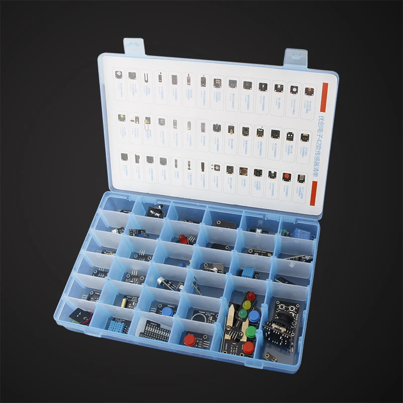 42 Sensor Modules Ultimate Sen - огляд і ціна Arduino Sensor Kit 37 Modules Starter