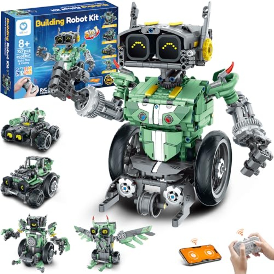 Robot Car Building Kit with Re - огляд і ціна Stem Robot Building Kit Coding