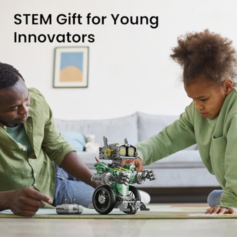 Robot Car Building Kit with Re - огляд і ціна Stem Robot Building Kit Coding