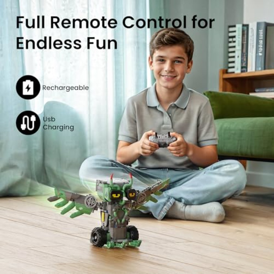 Robot Car Building Kit with Re - огляд і ціна Stem Robot Building Kit Coding