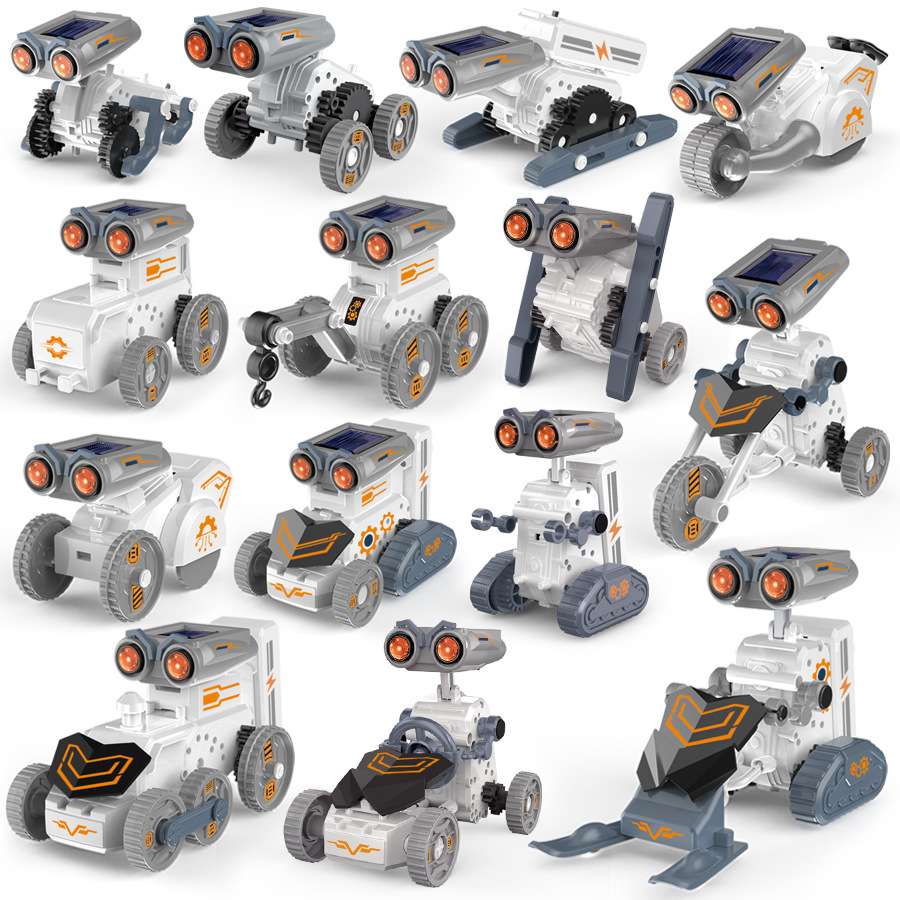 14 In 1 Solar Powered DIY Prog - огляд і ціна Solar Powered Robot Kit 14 In 1