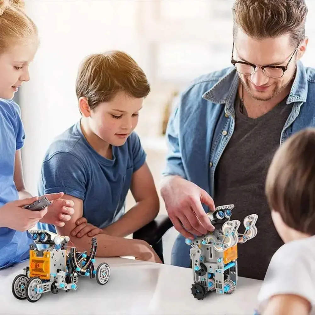 13 in 1 Solar Powered Robot Sc - огляд і ціна Solar Powered Robot Kit 14 In 1