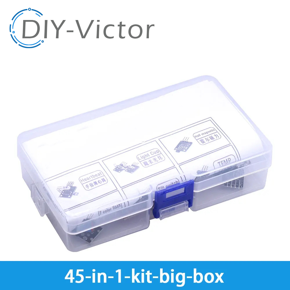 For Arduino 45 in 1 Sensors Mo - огляд і ціна Arduino Sensor Kit 37 Modules Starter