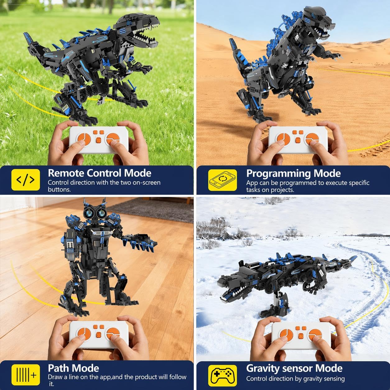 5-in-1 Transformable STEM Robo - огляд і ціна Stem Robot Building Kit Coding