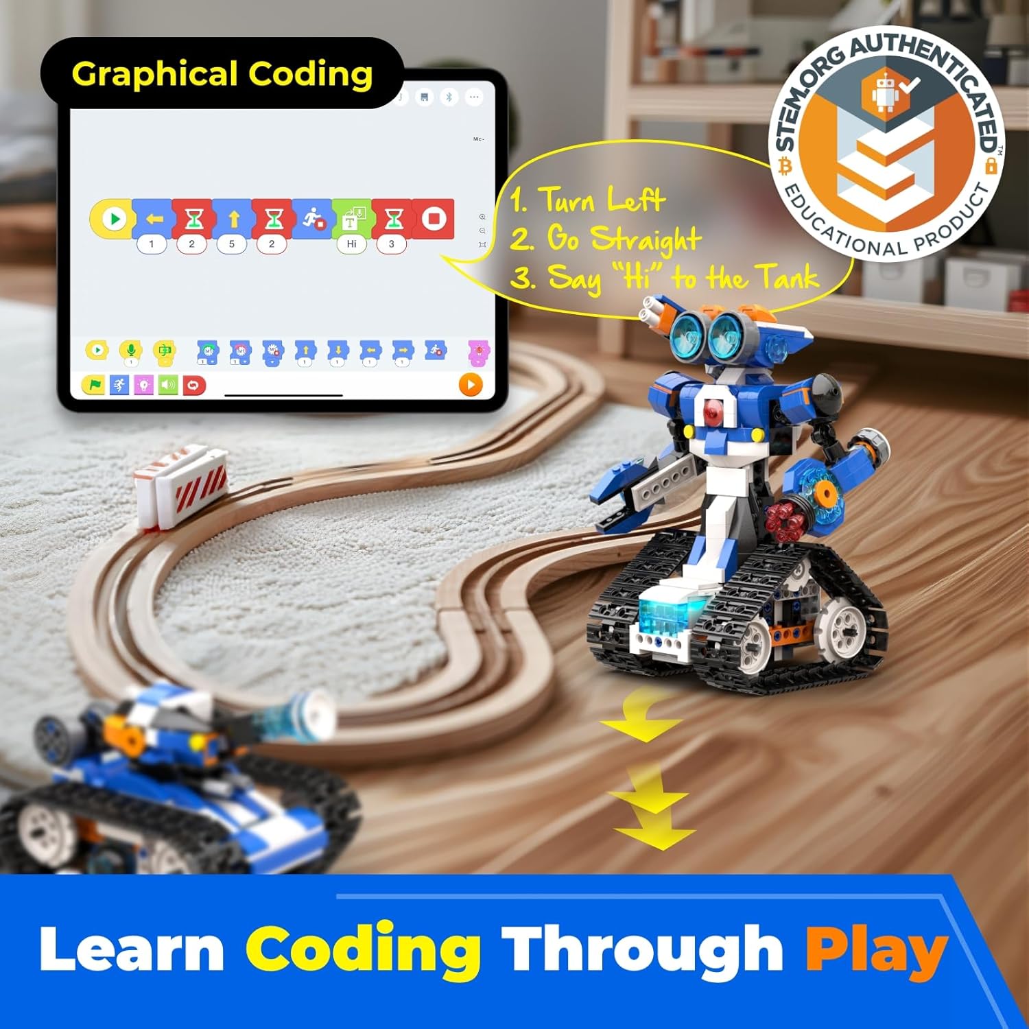 Advanced 6-in-1 Programmable S - огляд і ціна Stem Robot Building Kit Coding