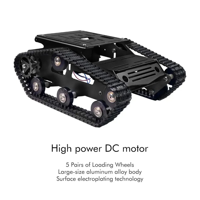 Smart Robot Car Tank Chassis K - огляд і ціна Raspberry Pi Robot Platform Tank Chassis