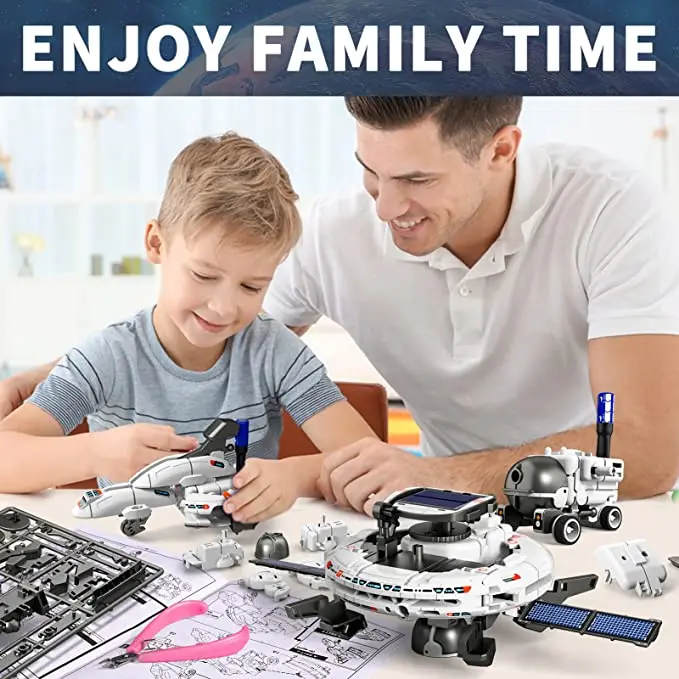 12 in 1 Science Experiment Sol - огляд і ціна Solar Powered Robot Kit 14 In 1