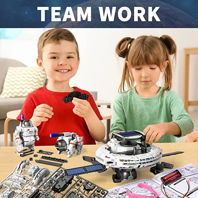12 in 1 Science Experiment Sol - огляд і ціна Solar Powered Robot Kit 14 In 1