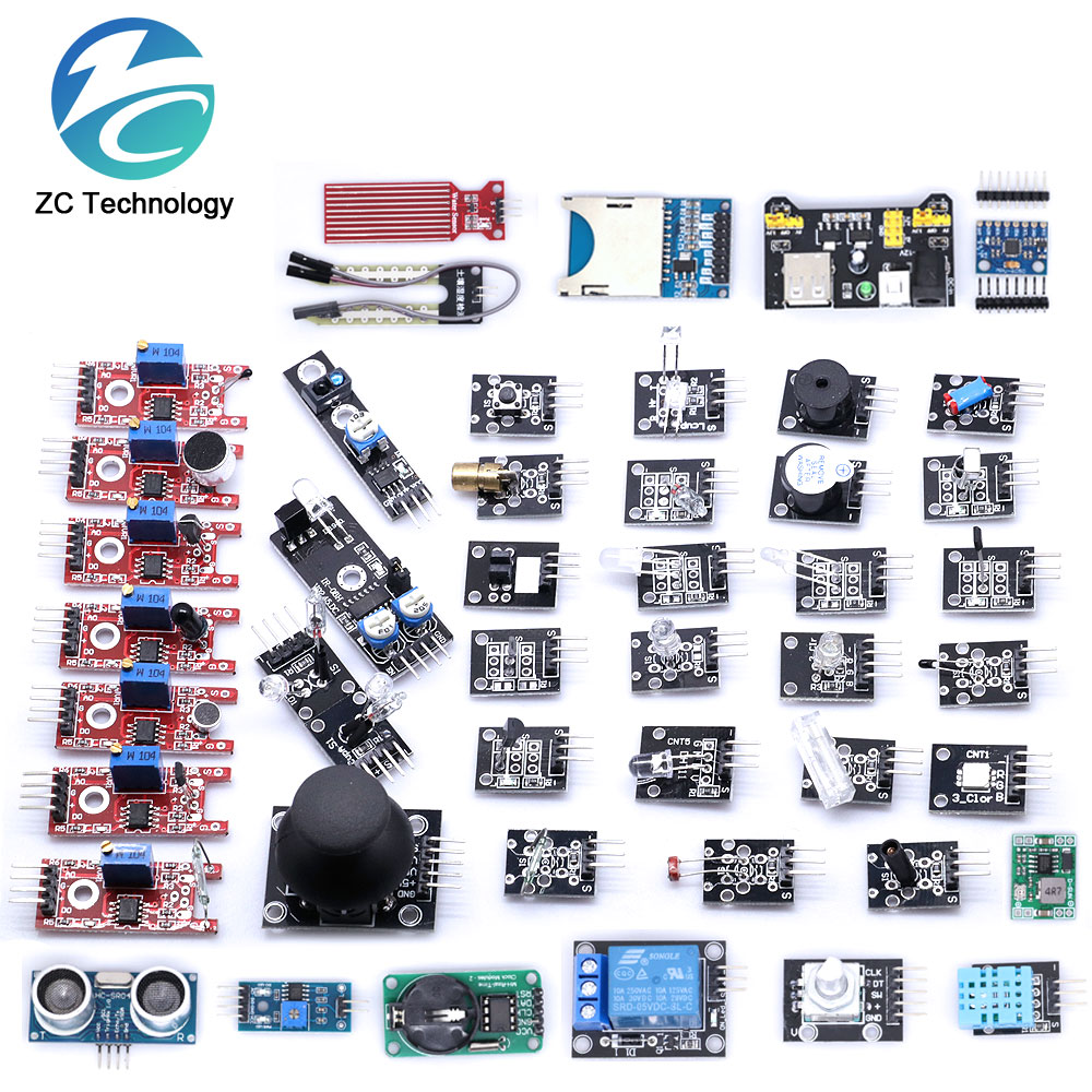 For arduino 45 in 1 Sensors Mo - огляд і ціна Arduino Sensor Kit 37 Modules Starter