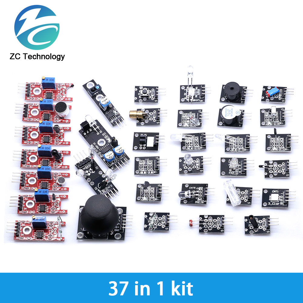 For arduino 45 in 1 Sensors Mo - огляд і ціна Arduino Sensor Kit 37 Modules Starter