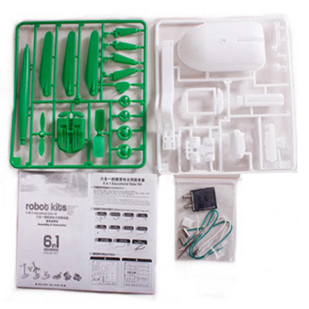 Kids Solar Robot Kit 6-in-1 So - огляд і ціна Solar Powered Robot Kit 14 In 1