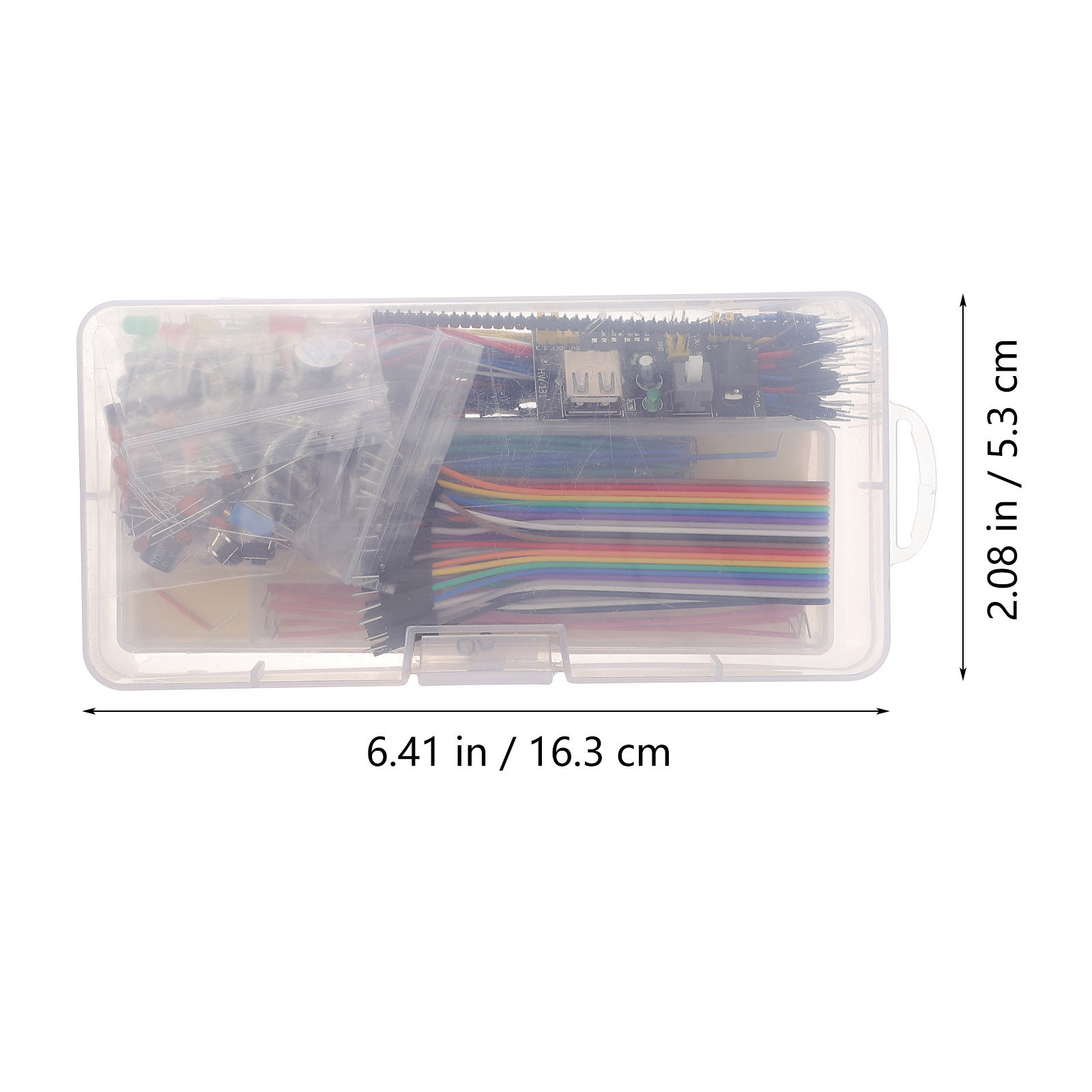 1Set Electronics Component Kit - огляд і ціна Breadboard Jumper Wires Power Supply Kit