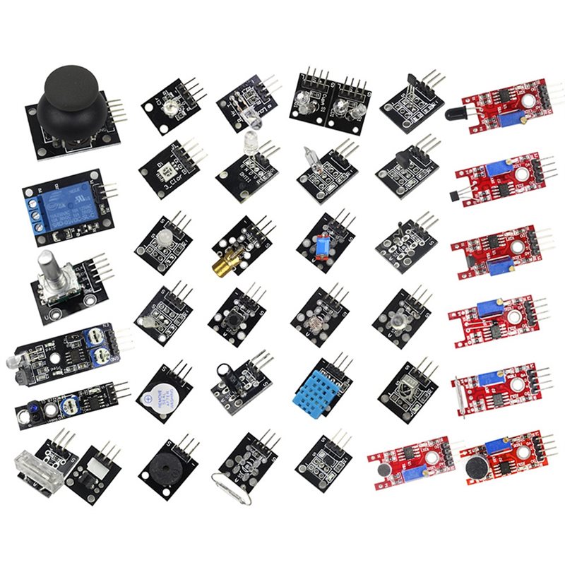 ABKN-For Arduino MCU Compatibl - огляд і ціна Arduino Sensor Kit 37 Modules Starter