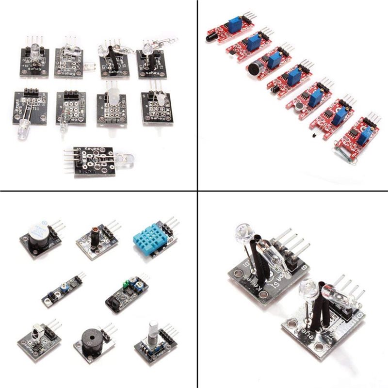 ABKN-For Arduino MCU Compatibl - огляд і ціна Arduino Sensor Kit 37 Modules Starter