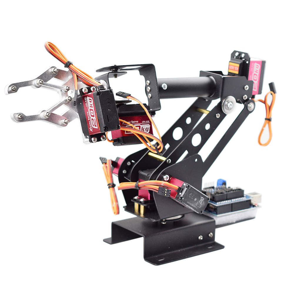 Ps2 Control 6 DOF Robotic Arm  - огляд і ціна Programmable Robotic Arm Kit Arduino