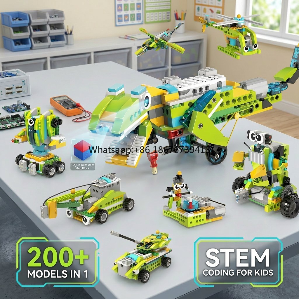 200 in 1 STEM Robotics Kit Rob - огляд і ціна Stem Robot Building Kit Coding