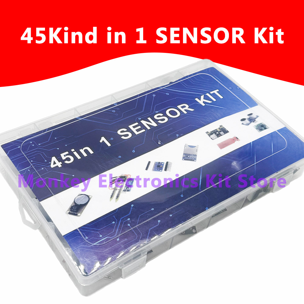 45 Kinds in 1 Sensors Modules  - огляд і ціна Arduino Sensor Kit 37 Modules Starter
