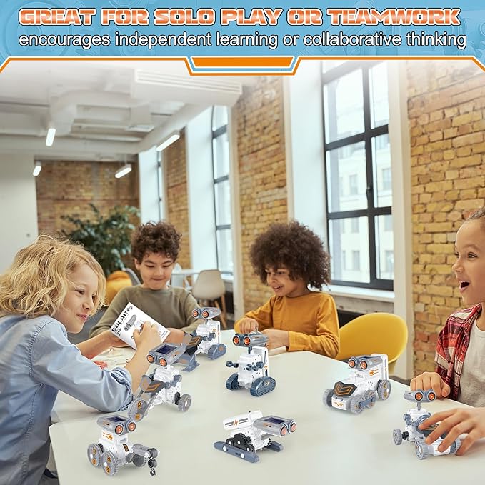 14 In 1 Solar Robot Building K - огляд і ціна Solar Powered Robot Kit 14 In 1