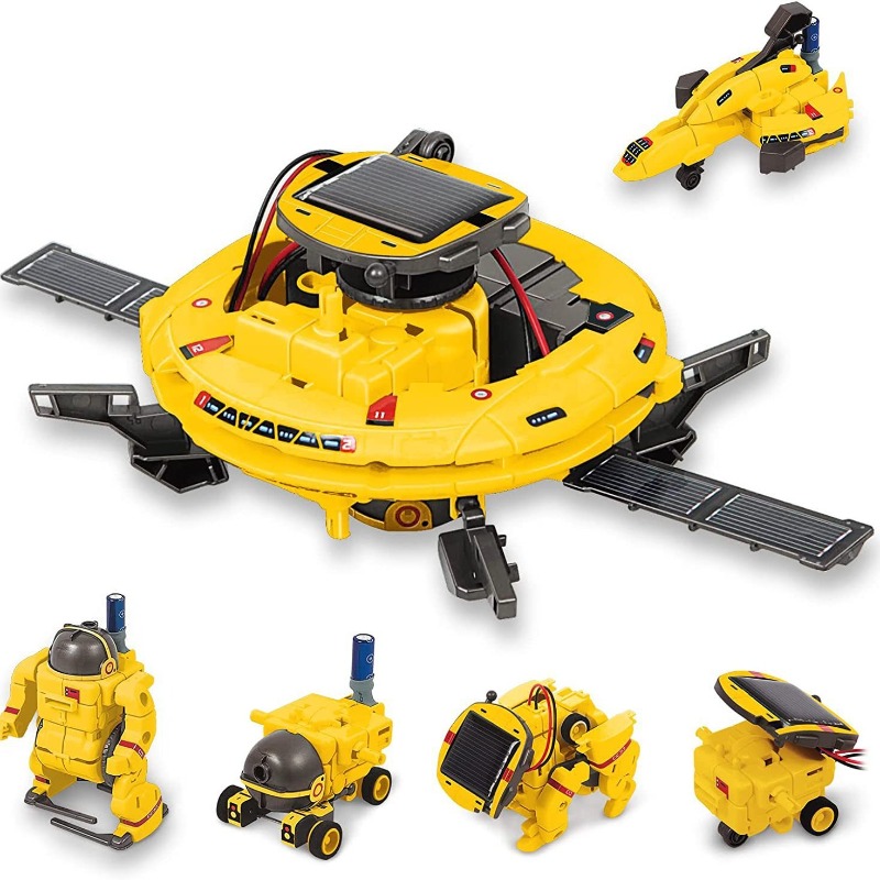 6-in-1 Solar Powered STEM Robo - огляд і ціна Solar Powered Robot Kit 14 In 1