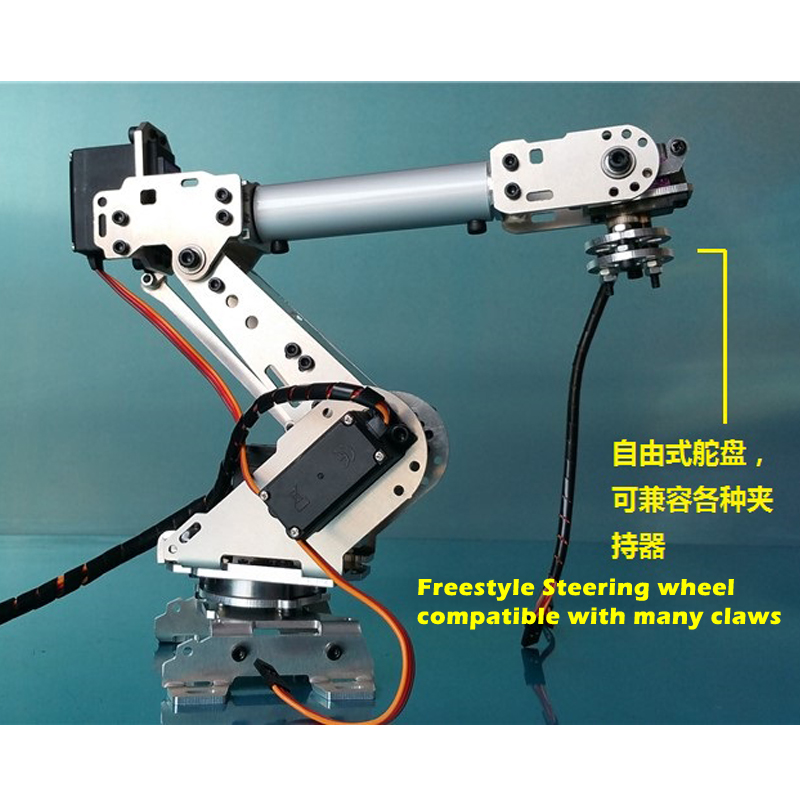 6 Dof Robotic Arm Project Mode - огляд і ціна Programmable Robotic Arm Kit Arduino