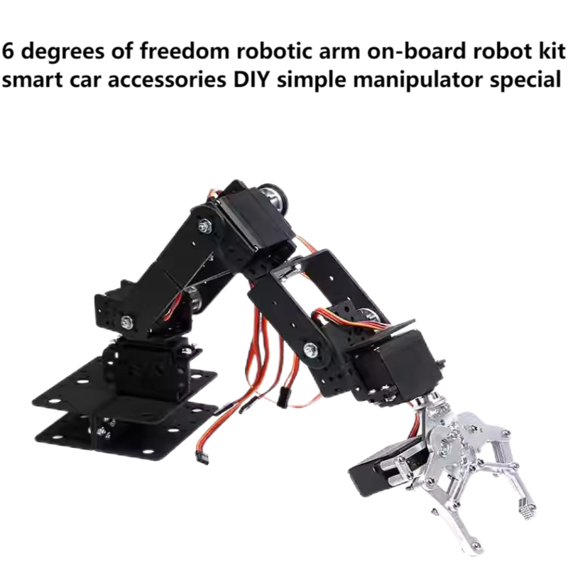 MG996 6 DOF Robot Metal Alloy  - огляд і ціна Programmable Robotic Arm Kit Arduino