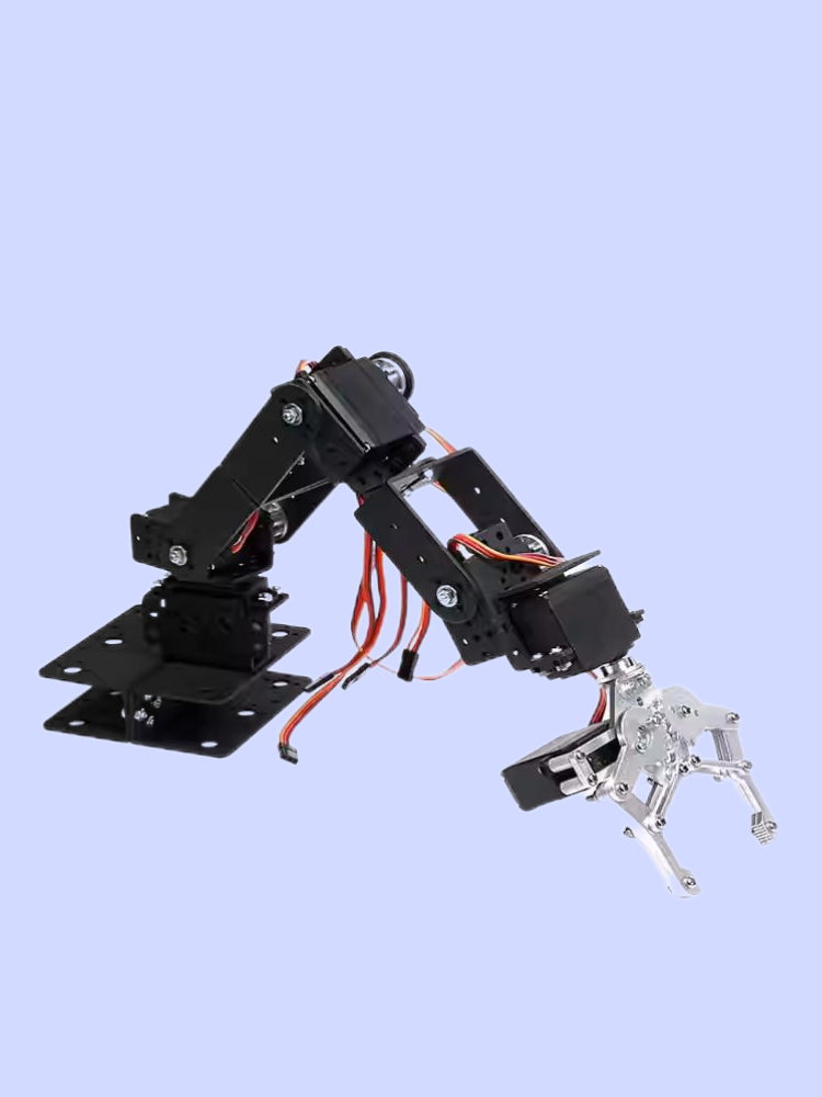 MG996 6 DOF Robot Metal Alloy  - огляд і ціна Programmable Robotic Arm Kit Arduino