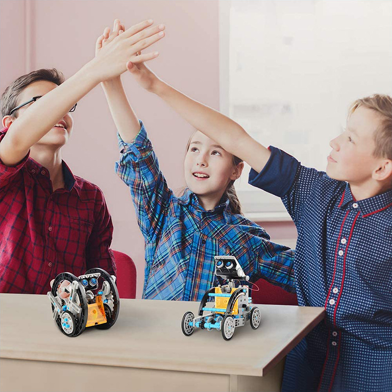 13 in 1 Science Experiment Sol - огляд і ціна Solar Powered Robot Kit 14 In 1