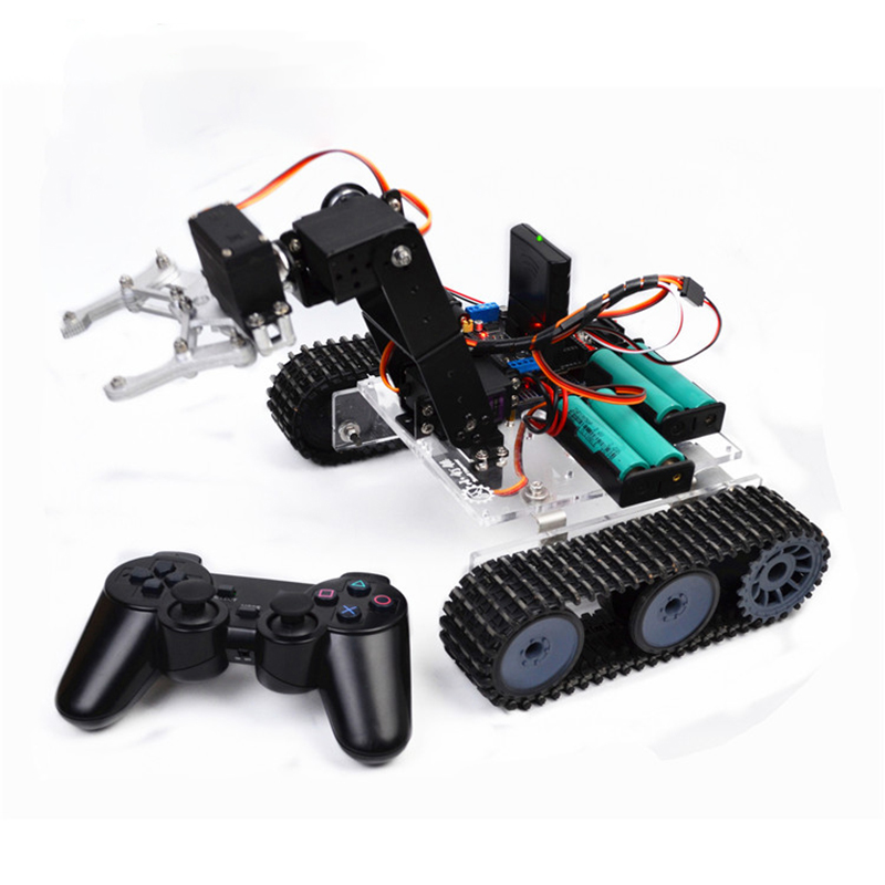4 Dof Robotic Arm with RC Tank - огляд і ціна Programmable Robotic Arm Kit Arduino
