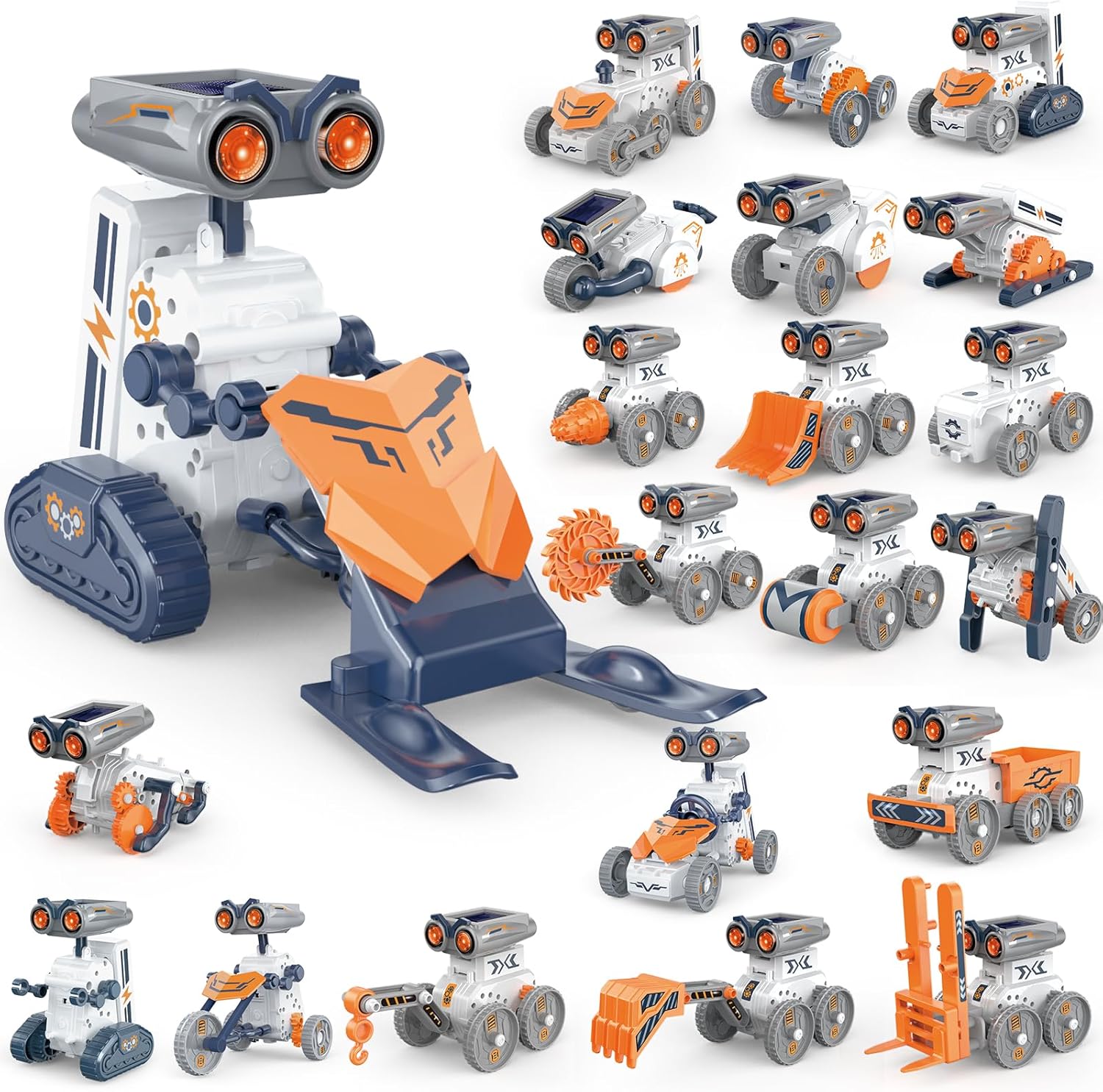 21/14/7 in 1 Science Experimen - огляд і ціна Solar Powered Robot Kit 14 In 1