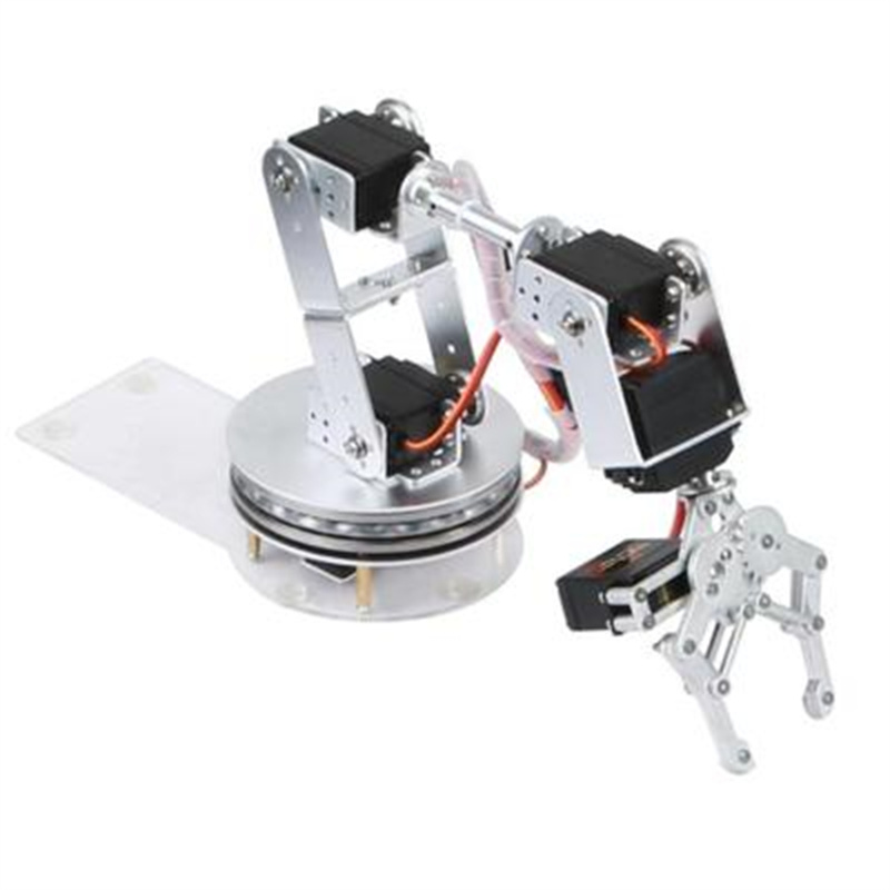 Silver 6 DOF Robotic Arm with  - огляд і ціна Programmable Robotic Arm Kit Arduino