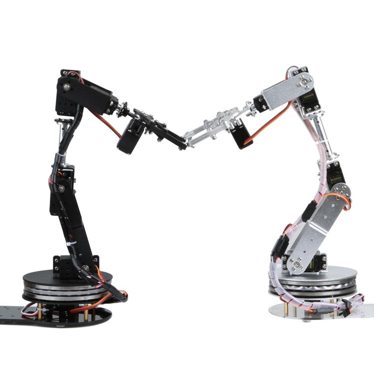 Silver 6 DOF Robotic Arm with  - огляд і ціна Programmable Robotic Arm Kit Arduino