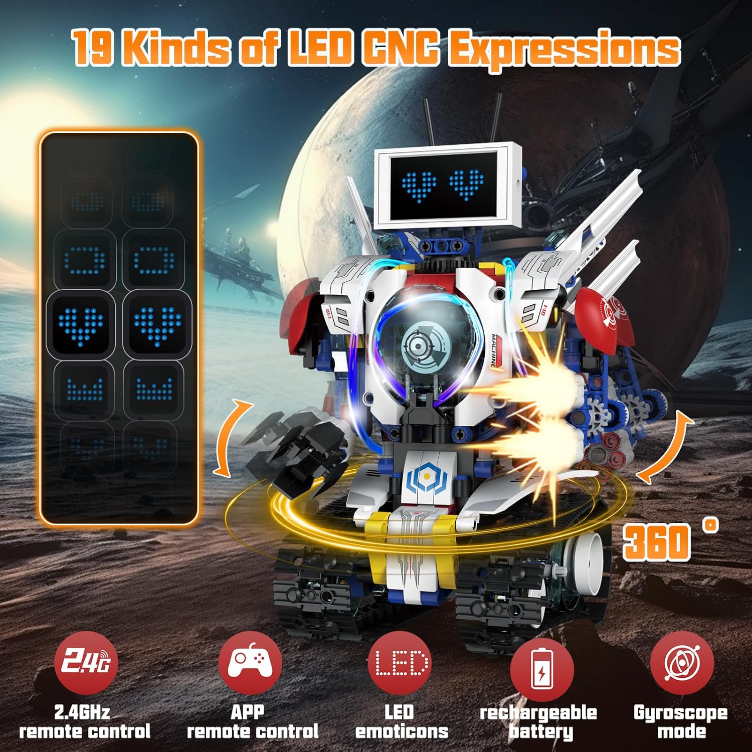 5 in 1 STEM Robot Building Toy - огляд і ціна Stem Robot Building Kit Coding