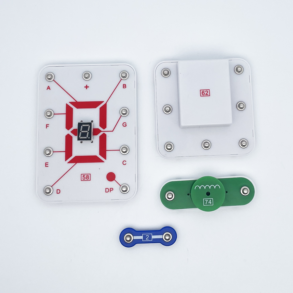 4pcs Circuits Electronics Buil - огляд і ціна Electronic Building Blocks Stem Kit