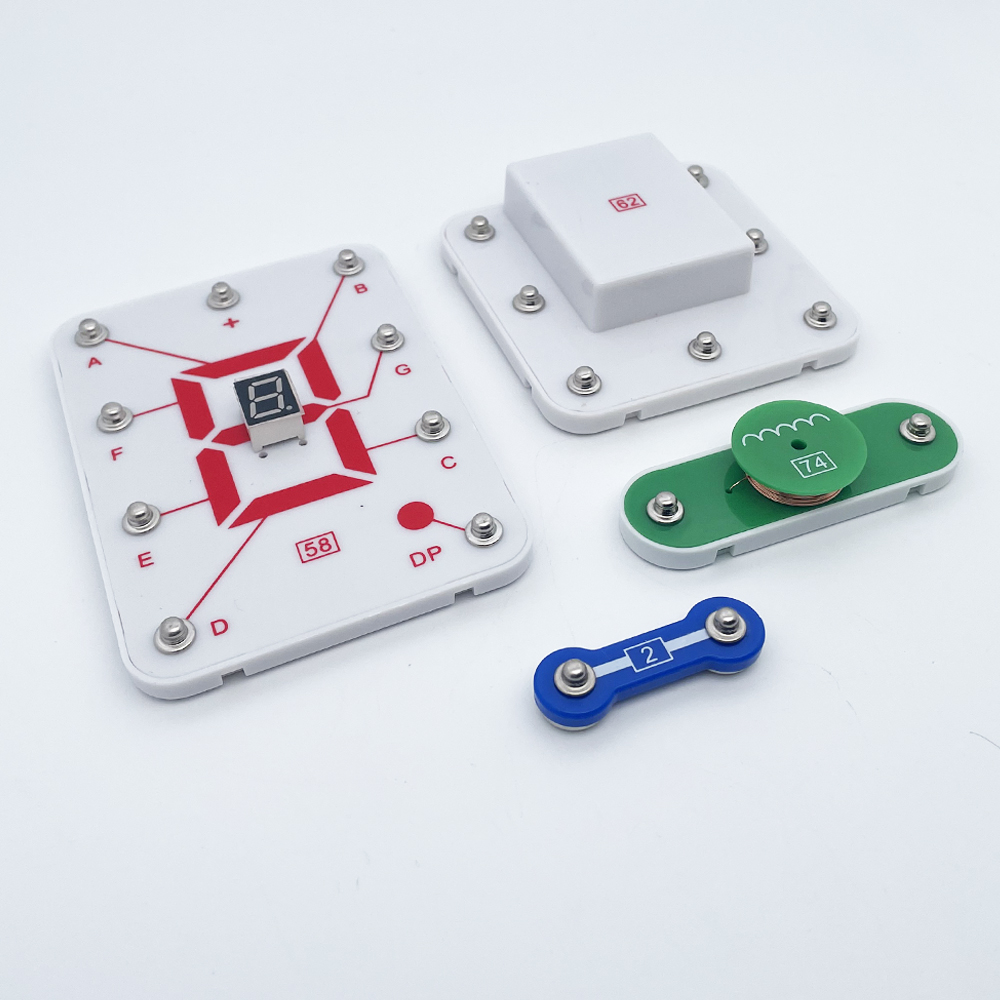 4pcs Circuits Electronics Buil - огляд і ціна Electronic Building Blocks Stem Kit