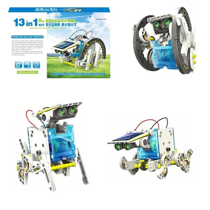 13 In 1 Solar Robot Kit STEM E - огляд і ціна Solar Powered Robot Kit 14 In 1
