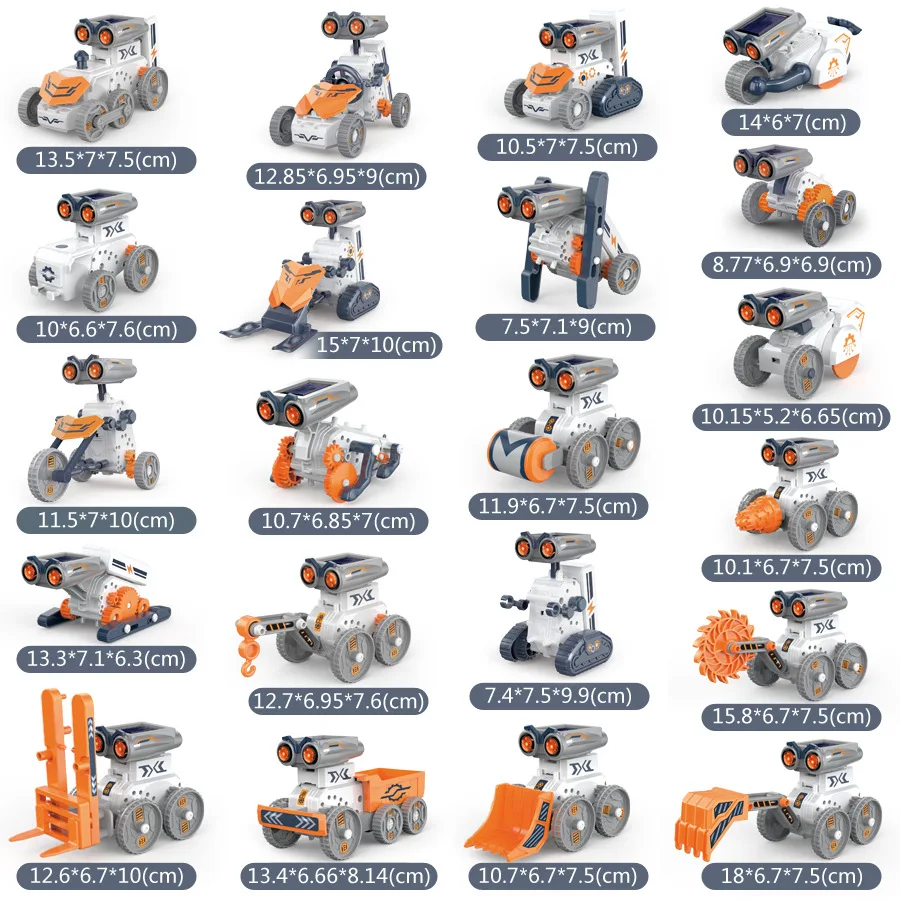 Solar Robot 21 in 1 DIY Buildi - огляд і ціна Solar Powered Robot Kit 14 In 1