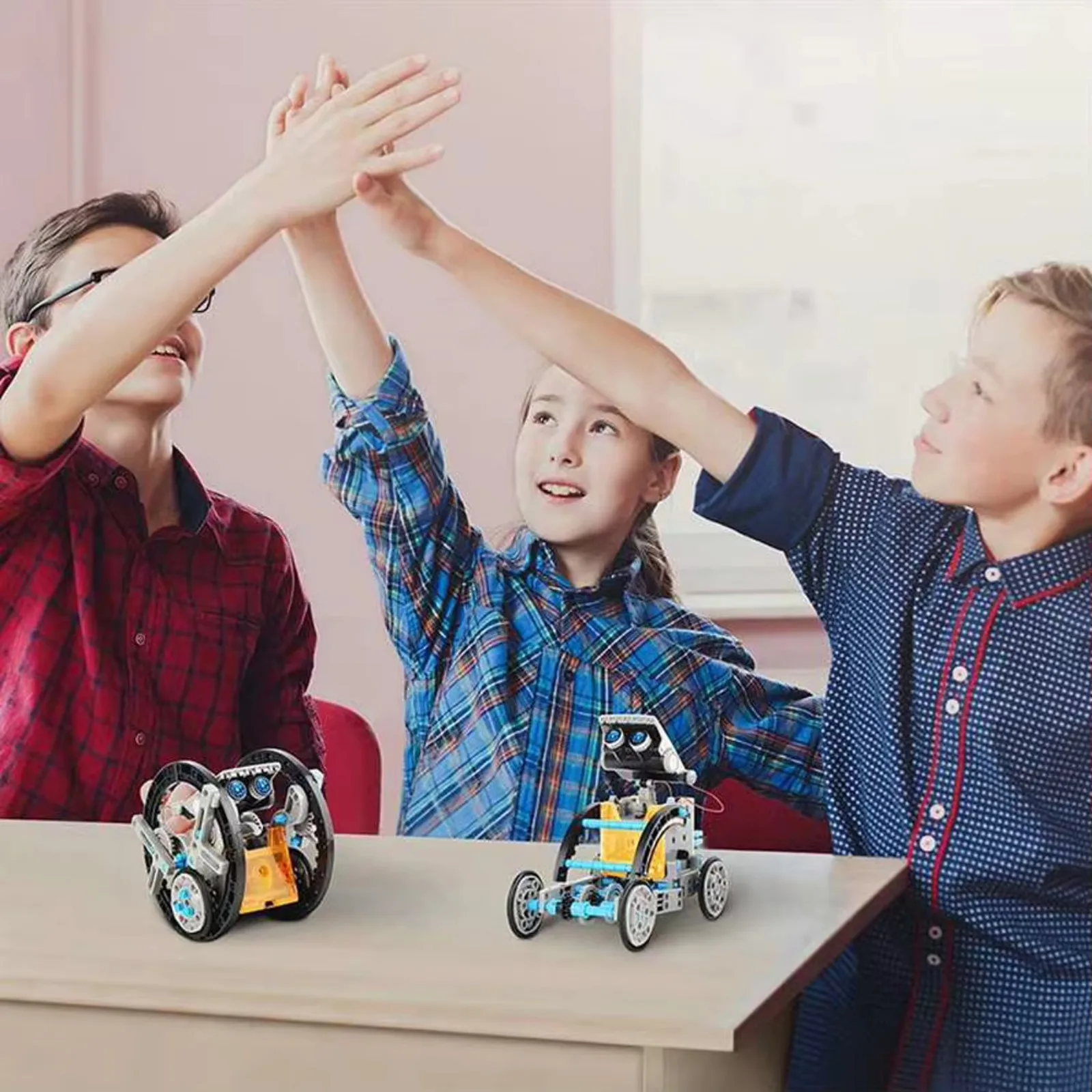 13 in 1 Solar Powered Robot Sc - огляд і ціна Solar Powered Robot Kit 14 In 1