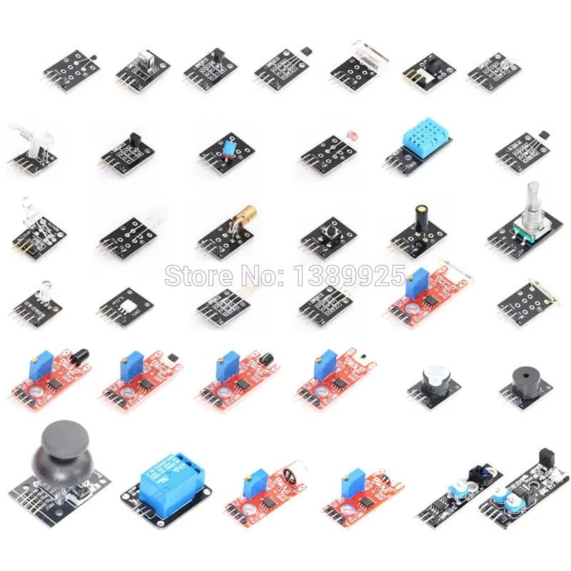New Item New R3 Board + 37 mod - огляд і ціна Arduino Sensor Kit 37 Modules Starter