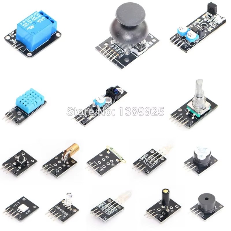 New Item New R3 Board + 37 mod - огляд і ціна Arduino Sensor Kit 37 Modules Starter