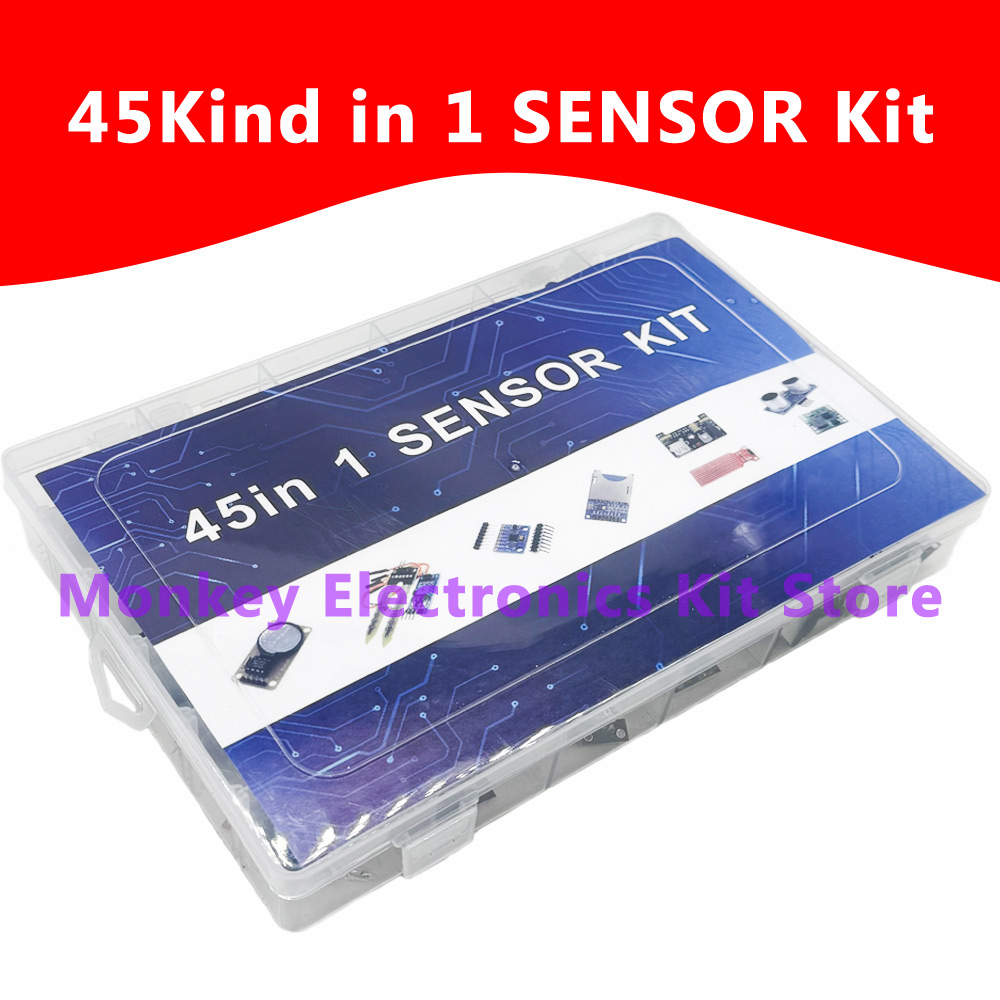 45 in 1 Sensors Modules and  1 - огляд і ціна Arduino Sensor Kit 37 Modules Starter