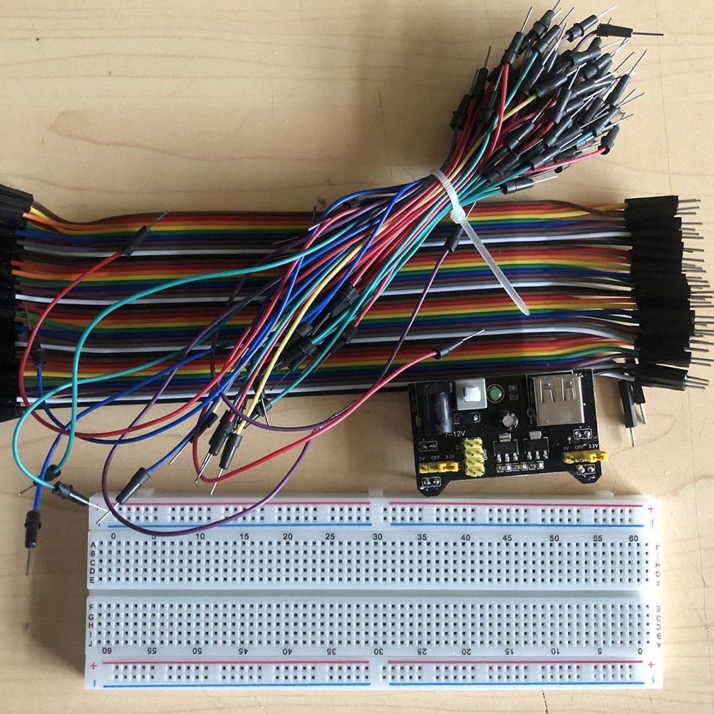 830 Hole Breadboard Kit with P - огляд і ціна Breadboard Jumper Wires Power Supply Kit