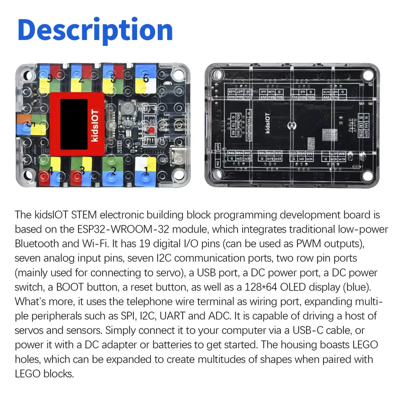 DIY Electronic STEM Smart Farm - огляд і ціна Electronic Building Blocks Stem Kit