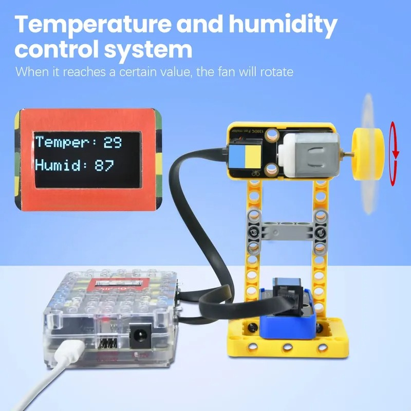 DIY Electronic STEM Smart Farm - огляд і ціна Electronic Building Blocks Stem Kit