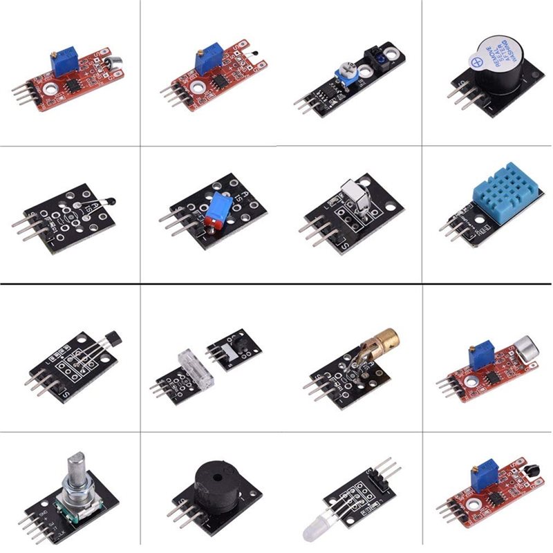 Starter Set Of 37-In-1 Sensor  - огляд і ціна Arduino Sensor Kit 37 Modules Starter